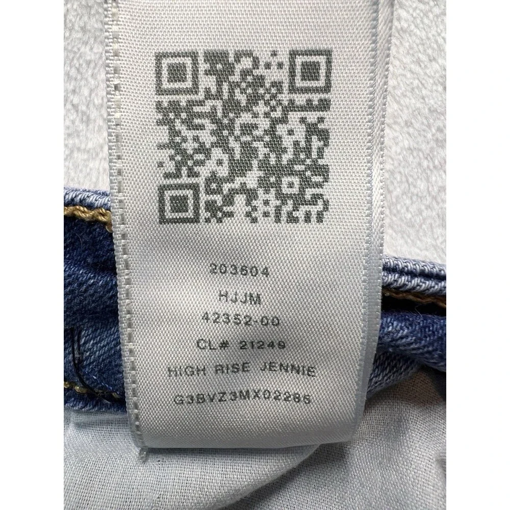 True Religion Jeans Size 29 Womens Jennie Curvy High Rise Skinny Blue Denim